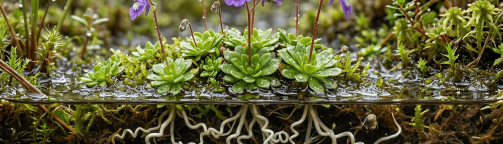 Genlisea violacea planta carnívora