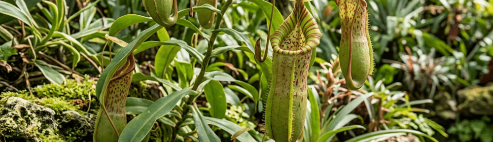 Nepenthes alata planta carnívora