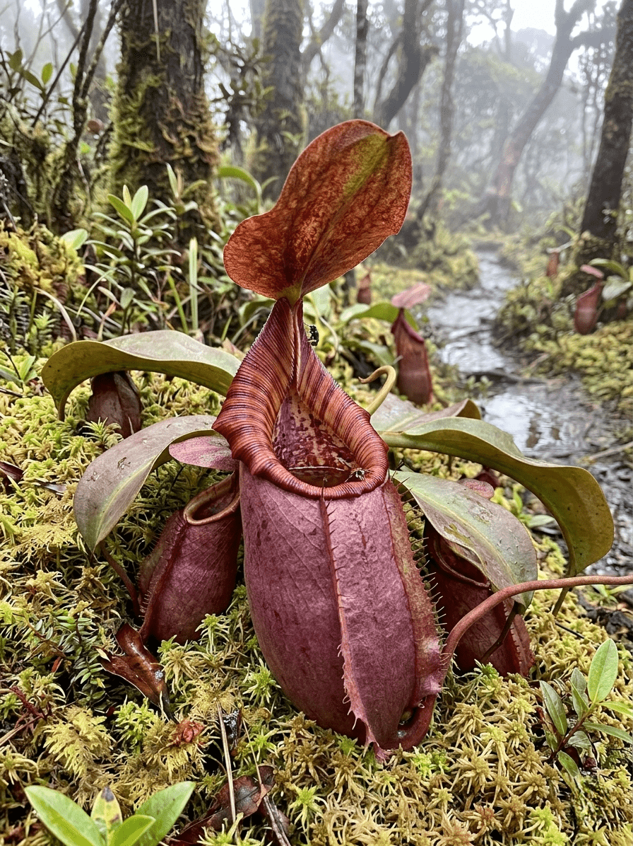 Nepenthes rajah: la planta carnívora más espectacular del mundo