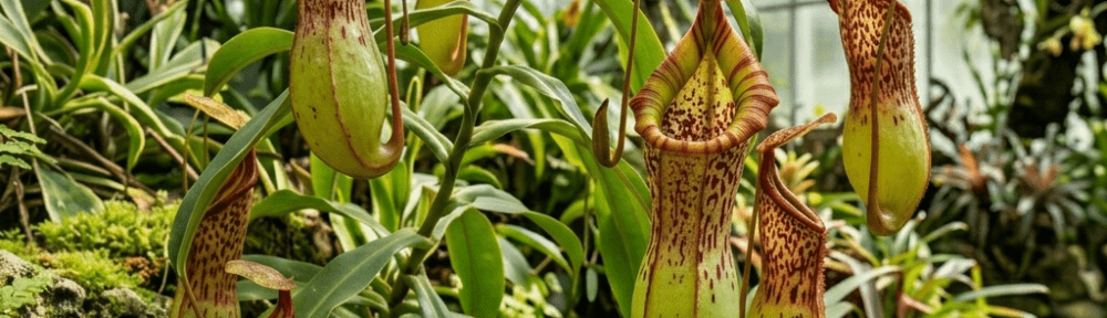 Nepenthes x ventrata planta carnívora