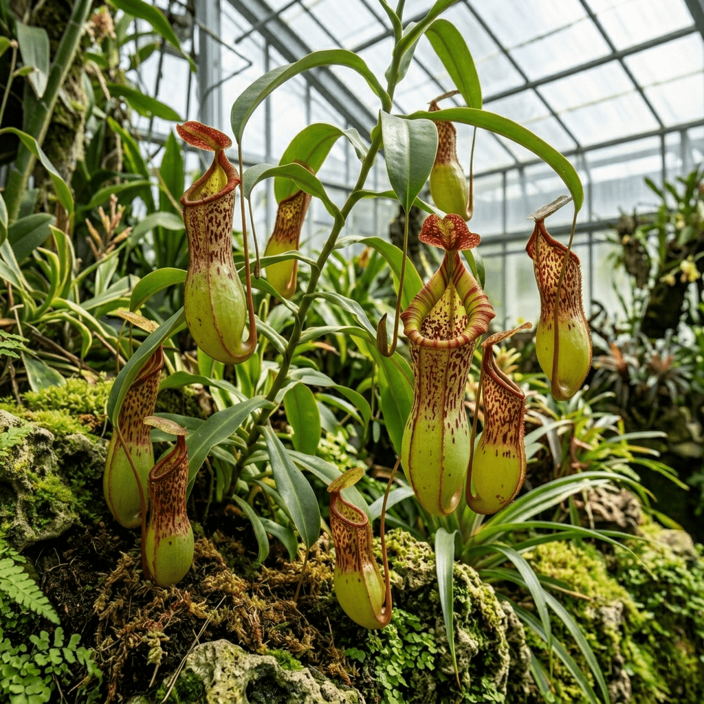 Nepenthes x ventrata: la planta carnívora híbrida más resistente