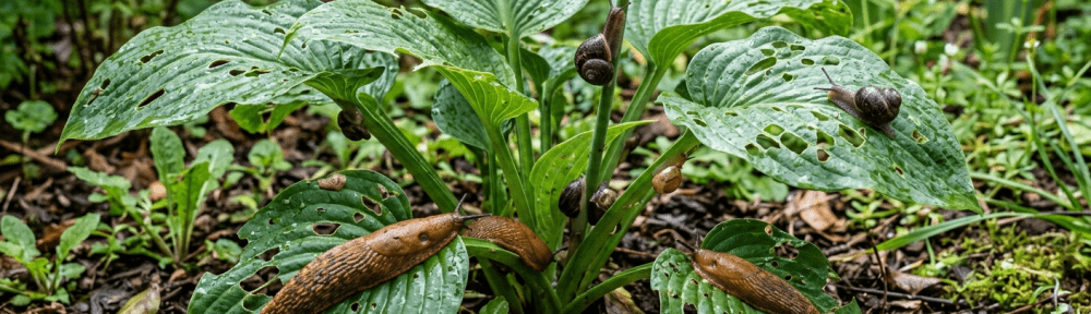babosa en planta