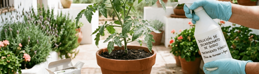 bicarbonato de sodio aplicado en plantas