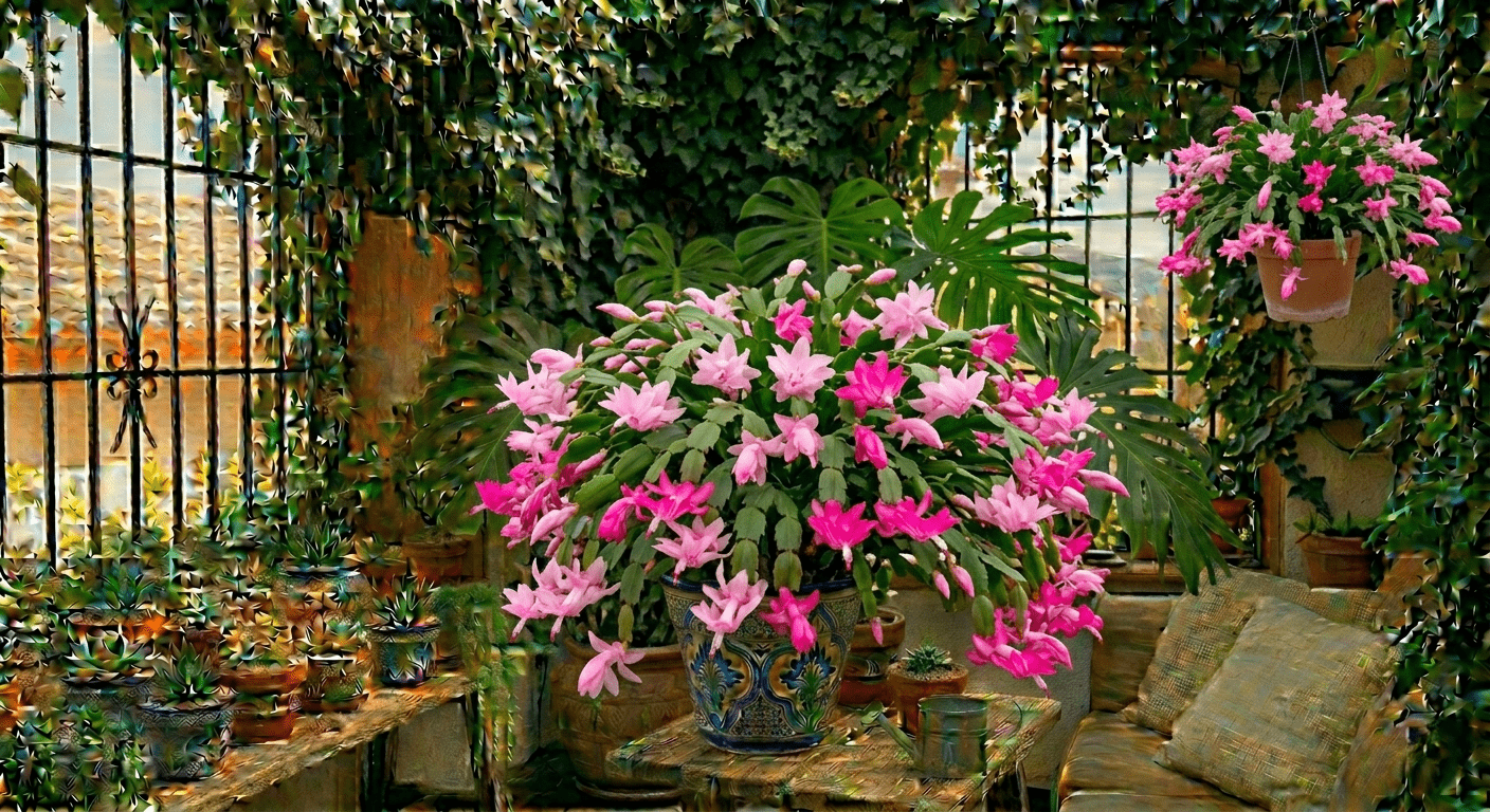 Schlumbergera (Cactus de Navidad): cuidados, cómo plantarlo, reproducirlo y lograr una floración abundante