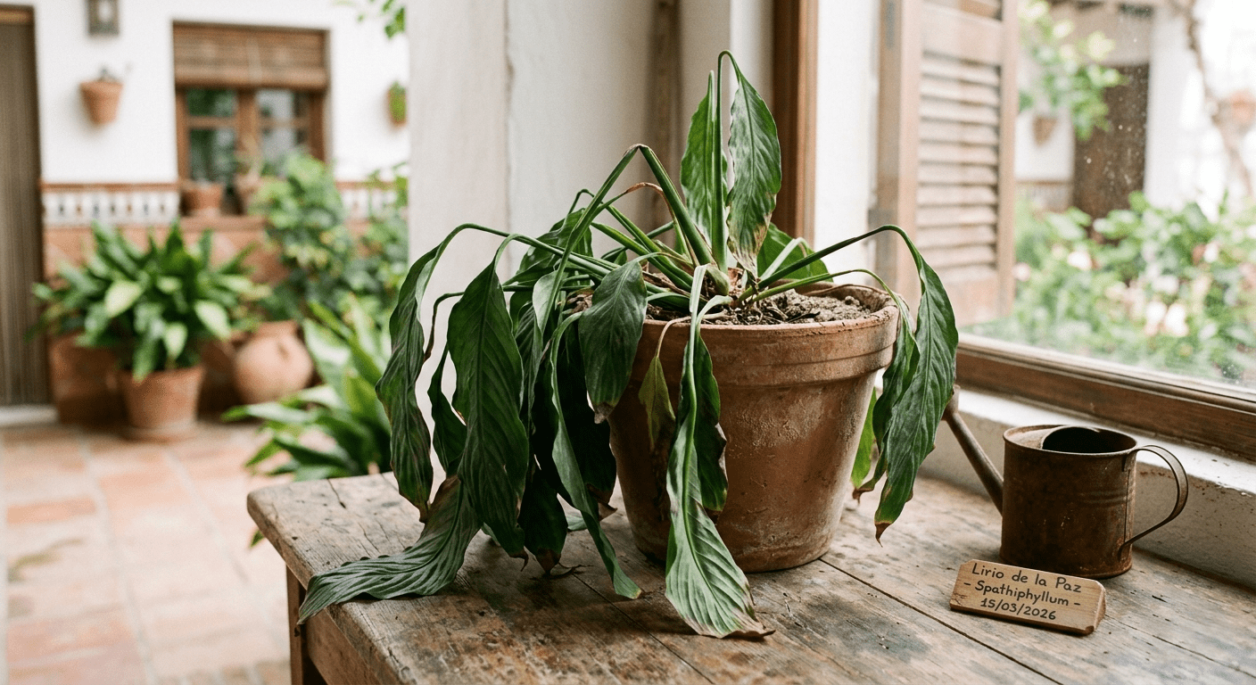 Marchitamiento en plantas: causas y cómo recuperar plantas marchitas