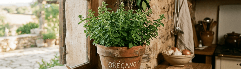 orégano planta aromática cultivo