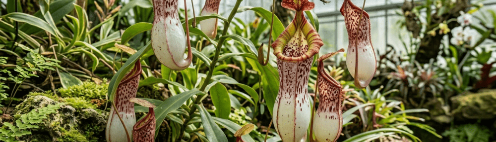 planta carnívora Nepenthes ventricosa