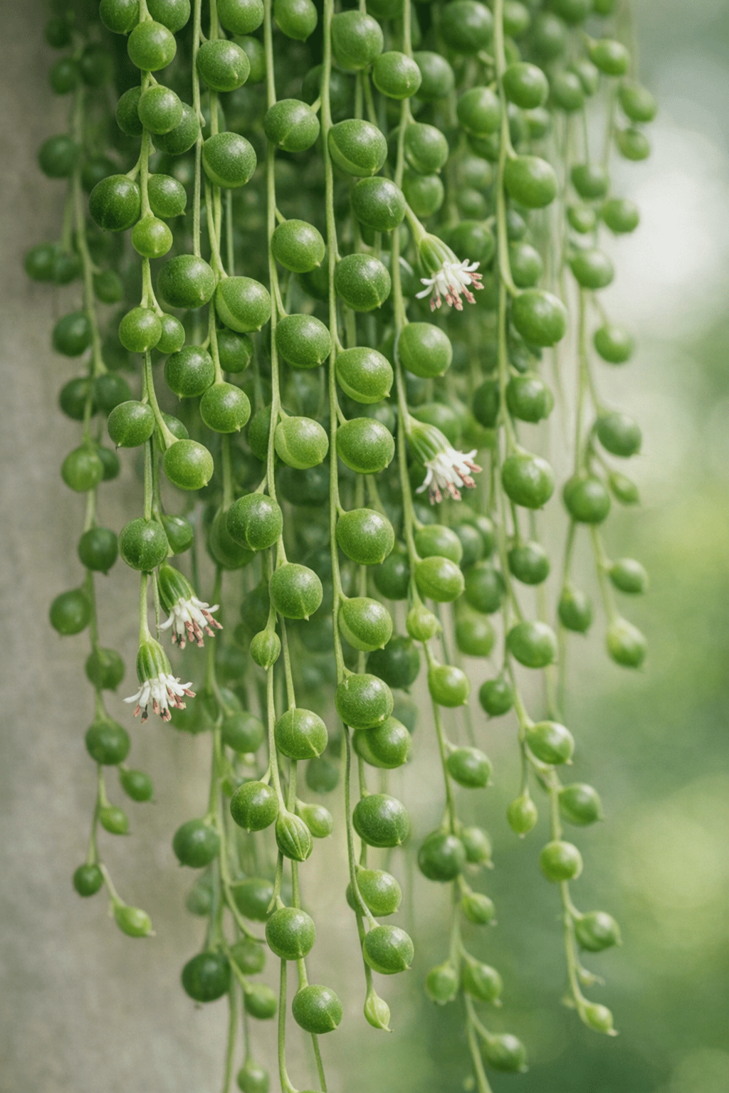 Senecio rowleyanus (planta del rosario): cuidados, cómo plantarla, reproducirla y mantenerla colgante y saludable